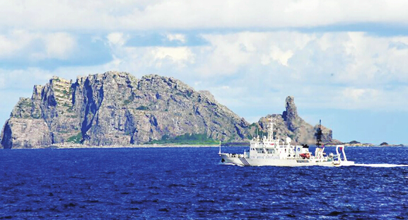 中国海警编队巡航钓鱼钓海域