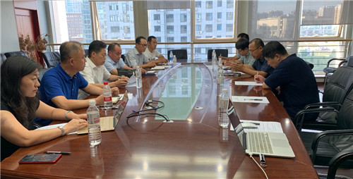 青岛市建机建材协会防水分会召开月度工作会议