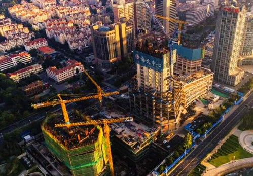 青岛第一高楼”海天中心项目计划2020年竣工
