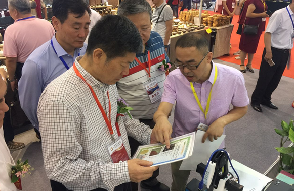 艺工美鉴证电商平台在2017中国(青岛)工艺美术博览会上发布